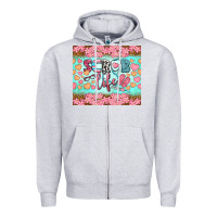 Heather Grey scrub life tumbler Zipper Hoodie - BundleAndBundleShop