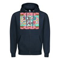Navy scrub life tumbler Zipper Hoodie - BundleAndBundleShop