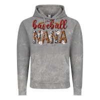 Cloud Rock baseball nana with leopard Vintage Hoodie - texasbilliewilder