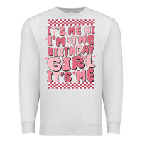 Oatmeal Heather its me hi im the birthday girl its me Premium Sweatshirt - MaliasSmallBusiness