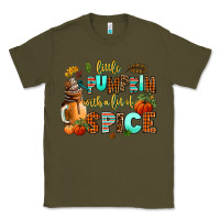 Army Green little pumpkin with a lot of spice Classic Tee - AdoDesignShop