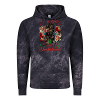 Cloud Black Christmas life is better with a dachshund Vintage Hoodie - JahusDesignShop