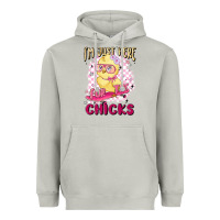 Moon Dust i'm just here for the chicks Heavyweight Hoodie - MaliasSmallBusiness