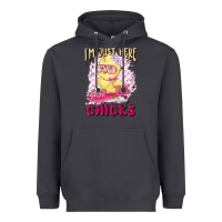 Smoke i'm just here for the chicks Heavyweight Hoodie - MaliasSmallBusiness