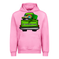 Fuchsia Pink St Patrick's Day Truck Urban Hoodie - Bettercallsaul