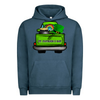 Pigment Midnight Navy St Patrick's Day Truck Urban Hoodie - Bettercallsaul