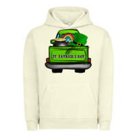 Pigment Pistachio St Patrick's Day Truck Urban Hoodie - Bettercallsaul