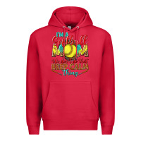 Cardinal I'm a Softball mom we don't do that keep calm Premium Hoodie - BundleAndBundleShop