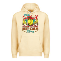 Pina Colada I'm a Softball mom we don't do that keep calm Premium Hoodie - BundleAndBundleShop
