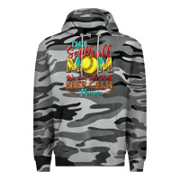 Slate Camo I'm a Softball mom we don't do that keep calm Premium Hoodie - BundleAndBundleShop