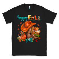 Black happy fall y'all  cowgirl Classic Tee - AdoDesignShop