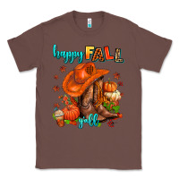 Chestnut happy fall y'all  cowgirl Classic Tee - AdoDesignShop
