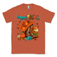 Copper happy fall y'all  cowgirl Classic Tee - AdoDesignShop