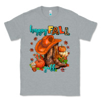Heather Grey happy fall y'all  cowgirl Classic Tee - AdoDesignShop