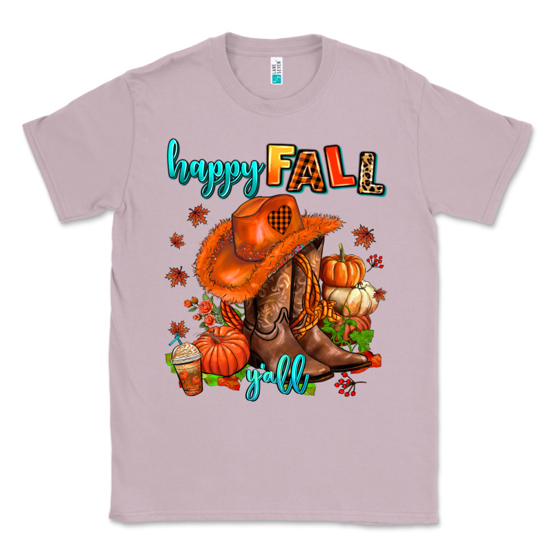 Happy Fall Y'all  Cowgirl Classic Tee by AdoDesignShop | Teevron