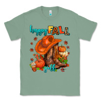 Sage happy fall y'all  cowgirl Classic Tee - AdoDesignShop