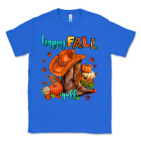 True Royal happy fall y'all  cowgirl Classic Tee - AdoDesignShop