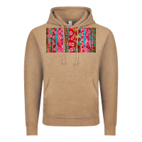 Vintage Coffee Love brushstrokes xoxo leopard and turquoise Vintage Hoodie - RanaPortraitStore