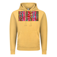 Vintage Mustard Love brushstrokes xoxo leopard and turquoise Vintage Hoodie - RanaPortraitStore