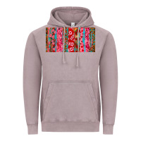 Vintage Zinc Love brushstrokes xoxo leopard and turquoise Vintage Hoodie - RanaPortraitStore