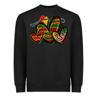 Black juneteenth hearts Heavyweight Sweatshirt - Zillion Design Studio