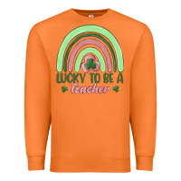 Carrot lucky to be a teacher Premium Sweatshirt - MaliasSmallBusiness