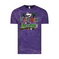 Cloud Purple witches be crazy Vintage Tee - Zillion Design Studio