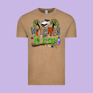 Witches Be Crazy Vintage Tee Designed By Zillion Design Studio