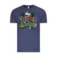 Vintage Denim witches be crazy Vintage Tee - Zillion Design Studio