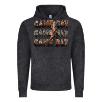 Vintage Black game day game day football lightning bolt Vintage Hoodie - Zillion Design Studio