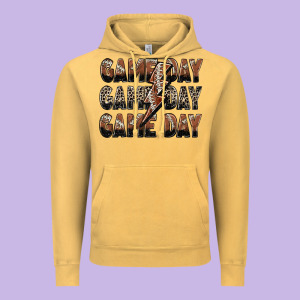 Game Day Game Day Football Lightning Bolt Vintage Hoodie Designed By Zillion Design Studio