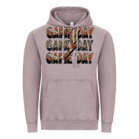 Vintage Zinc game day game day football lightning bolt Vintage Hoodie - Zillion Design Studio