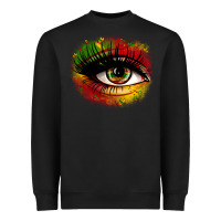 Black juneteenth eye Heavyweight Sweatshirt - Zillion Design Studio