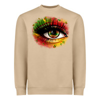 Mushroom juneteenth eye Heavyweight Sweatshirt - Zillion Design Studio