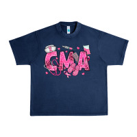 Navy breast cancer cma Urban Heavy Tee - texasbilliewilder