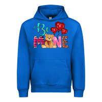 Cobalt valentine's day be mine tedybear Urban Hoodie - RanaPortraitStore