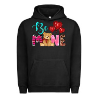 Pigment Black valentine's day be mine tedybear Urban Hoodie - RanaPortraitStore