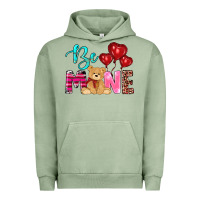 Pigment Oil Green valentine's day be mine tedybear Urban Hoodie - RanaPortraitStore