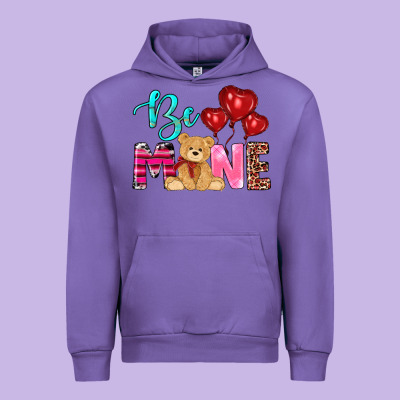 Valentine's Day Be Mine Tedybear Urban Hoodie Designed By Ranaportraitstore