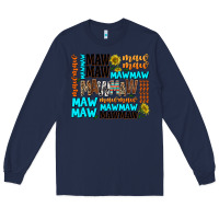 Navy maw maw Long Sleeve Tee - AdoDesignShop
