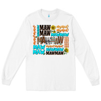 White maw maw Long Sleeve Tee - AdoDesignShop
