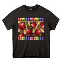 Asphalt Crayons And Apples Heavy Core Tee - LillyAllenDesigns