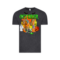 Vintage Black october 31 Vintage Tee - Zillion Design Studio