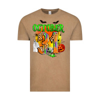 Vintage Coffee october 31 Vintage Tee - Zillion Design Studio