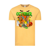 Vintage Mustard october 31 Vintage Tee - Zillion Design Studio