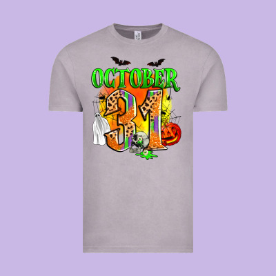 October 31 Vintage Tee Designed By Zillion Design Studio