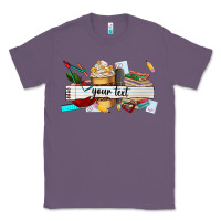 Lavender costomized teachers name Classic Tee - AdoDesignShop