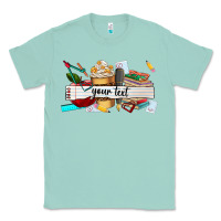 Seafoam costomized teachers name Classic Tee - AdoDesignShop