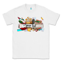 White costomized teachers name Classic Tee - AdoDesignShop