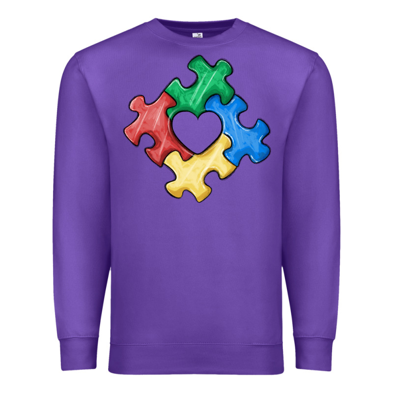 Autism Puzzle Premium Sweatshirt by MaliasSmallBusiness | Teevron